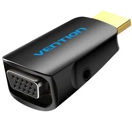 Vention Adaptador HDMI (Macho) a VGA (Hembra) con Audio Jack 3.5mm, Conversor aidb0